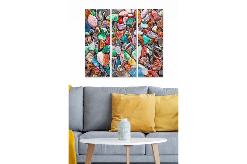 Canvastavla Nautical 3-pack Flerfärgad, 20x50 cm