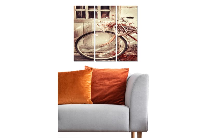 Canvastavla Nostalgic 3-pack Flerfärgad - 20x50 cm - Inredning & dekor - Tavlor & konst - Canvastavla