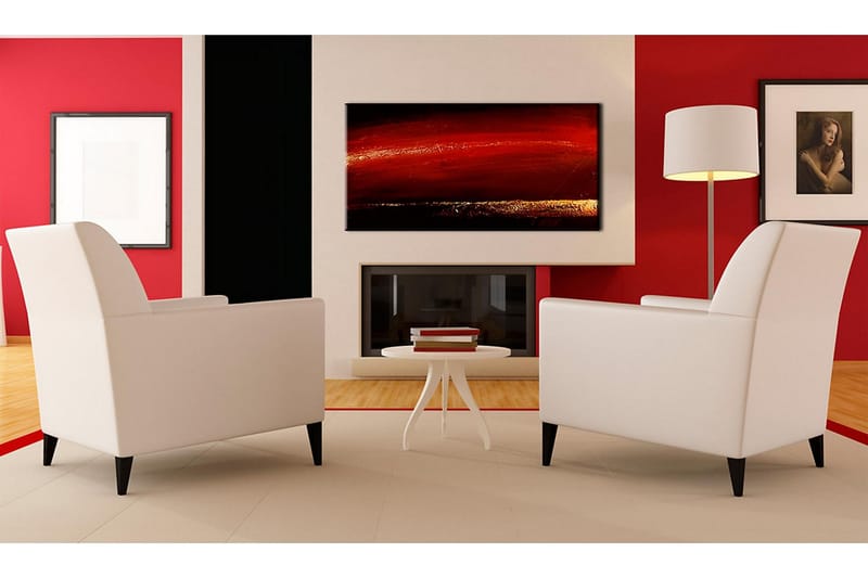 CANVASTAVLA Rött läppstift  120x60 cm - Artgeist sp. z o. o. - Inredning & dekor - Tavlor & konst - Canvastavla
