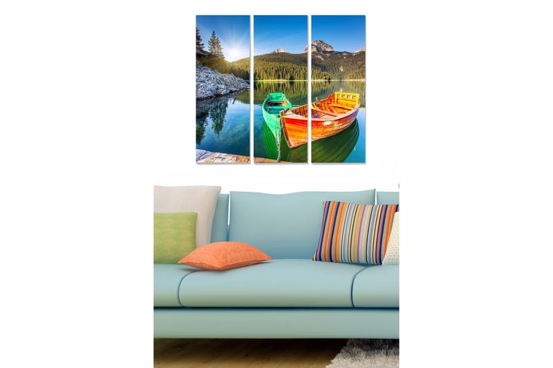 Canvastavla Scenic 3-pack Flerfärgad - 20x50 cm - Inredning & dekor - Tavlor & konst - Canvastavla