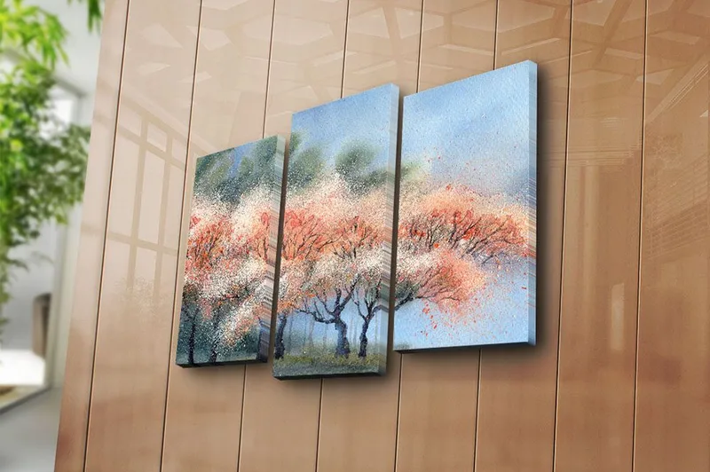 Canvastavla Scenic 3-pack Flerfärgad - 20x39 cm - Inredning & dekor - Tavlor & konst - Canvastavla