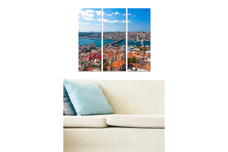 CANVASTAVLA Scenic 3-pack Flerfärgad 20x50 cm - Inredning & dekor - Tavlor & konst - Canvastavla