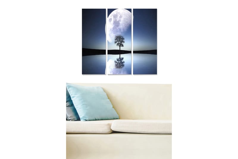 CANVASTAVLA Scenic 3-pack Flerfärgad 20x50 cm - Inredning & dekor - Tavlor & konst - Canvastavla