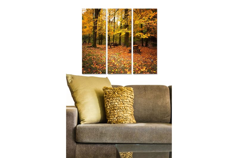 CANVASTAVLA Scenic 3-pack Flerfärgad 20x50 cm - Inredning & dekor - Tavlor & konst - Canvastavla