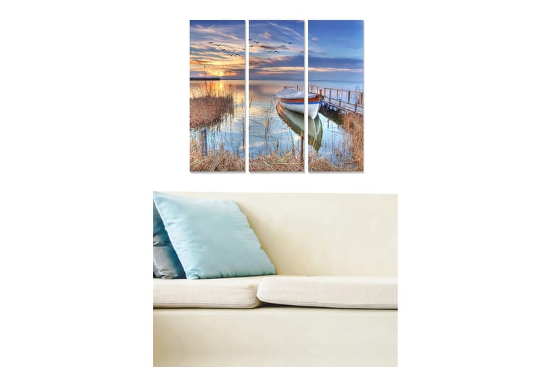 CANVASTAVLA Scenic 3-pack Flerfärgad 20x50 cm - Inredning & dekor - Tavlor & konst - Canvastavla