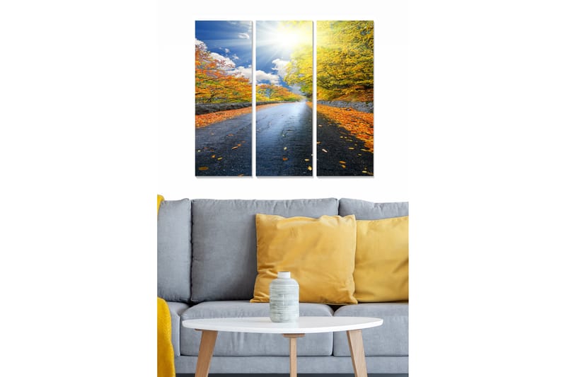 CANVASTAVLA Scenic 3-pack Flerfärgad 20x50 cm - Inredning & dekor - Tavlor & konst - Canvastavla