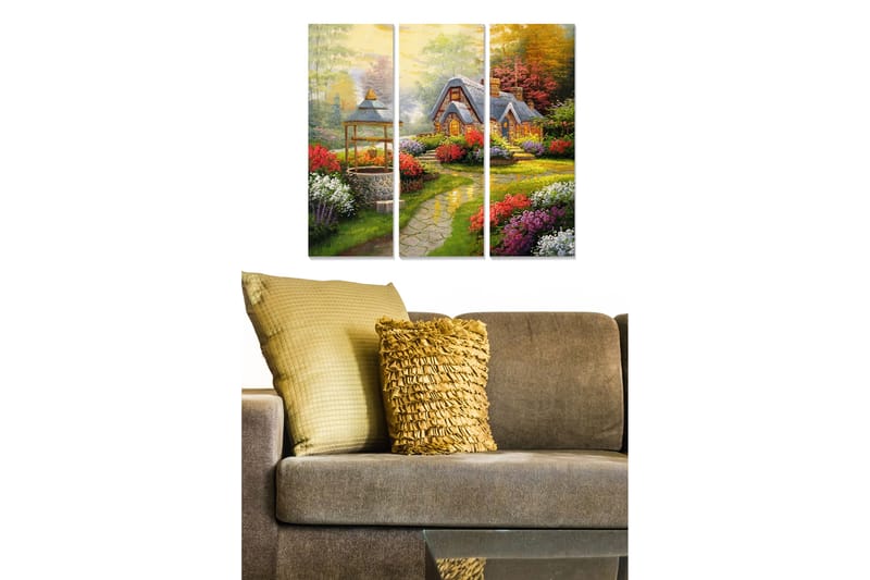 CANVASTAVLA Scenic 3-pack Flerfärgad 20x50 cm - Inredning & dekor - Tavlor & konst - Canvastavla