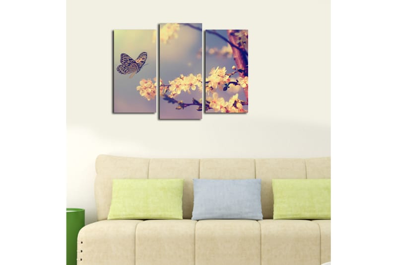 CANVASTAVLA Scenic 3-pack Flerfärgad 20x39 cm - Inredning & dekor - Tavlor & konst - Canvastavla
