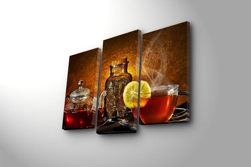 CANVASTAVLA Scenic 3-pack Flerfärgad 20x39 cm - Inredning & dekor - Tavlor & konst - Canvastavla
