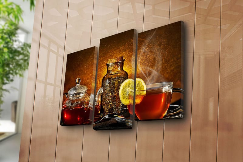 CANVASTAVLA Scenic 3-pack Flerfärgad 20x39 cm - Inredning & dekor - Tavlor & konst - Canvastavla