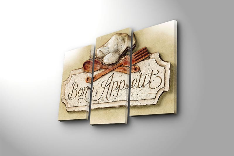 CANVASTAVLA Scenic 3-pack Flerfärgad 20x39 cm - Inredning & dekor - Tavlor & konst - Canvastavla