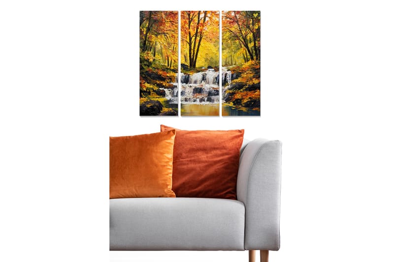 CANVASTAVLA Scenic 3-pack Flerfärgad 20x50 cm - Inredning & dekor - Tavlor & konst - Canvastavla