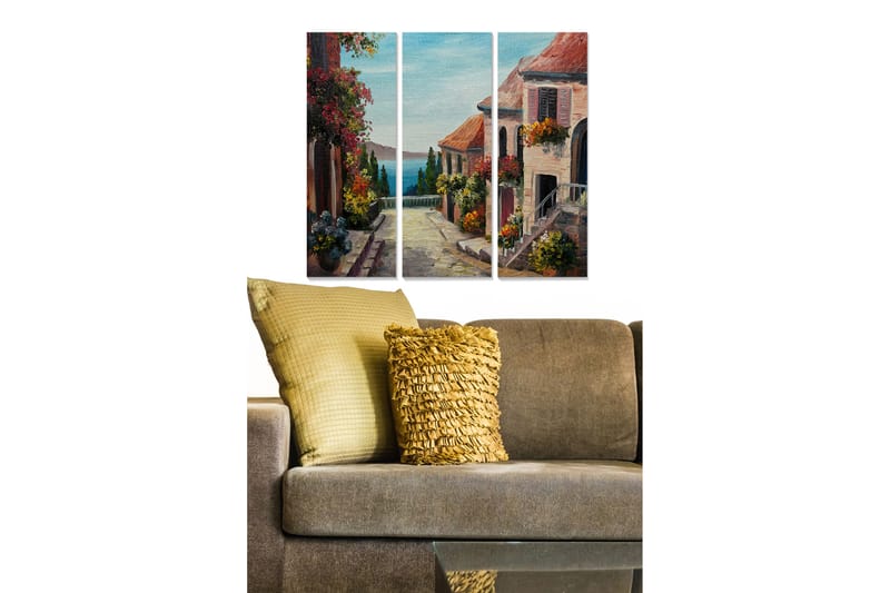 CANVASTAVLA Scenic 3-pack Flerfärgad 20x50 cm - Inredning & dekor - Tavlor & konst - Canvastavla