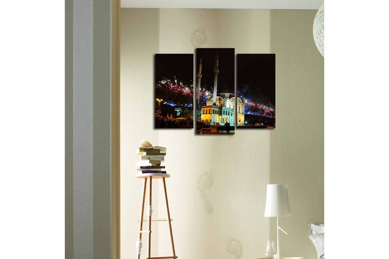 CANVASTAVLA Scenic 3-pack Flerfärgad 20x39 cm - Inredning & dekor - Tavlor & konst - Canvastavla