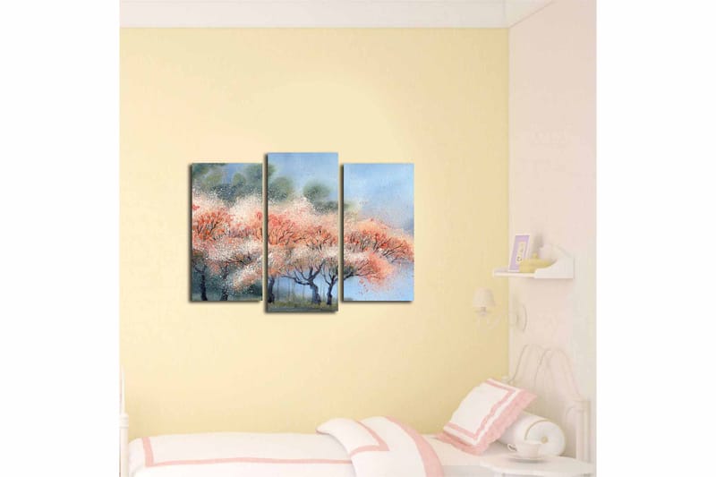 CANVASTAVLA Scenic 3-pack Flerfärgad 20x39 cm - Inredning & dekor - Tavlor & konst - Canvastavla