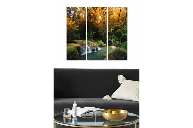 CANVASTAVLA Scenic 3-pack Flerfärgad 20x50 cm - Inredning & dekor - Tavlor & konst - Canvastavla