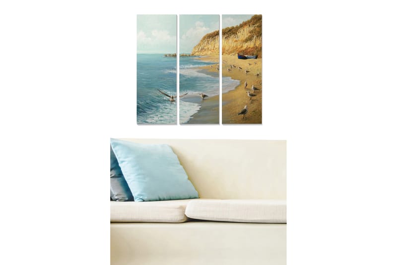 CANVASTAVLA Scenic 3-pack Flerfärgad 20x50 cm - Inredning & dekor - Tavlor & konst - Canvastavla