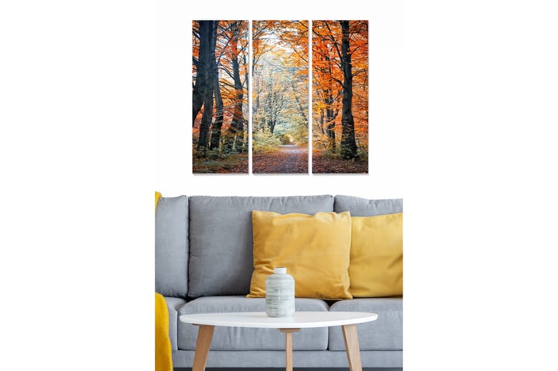 CANVASTAVLA Scenic 3-pack Flerfärgad 20x50 cm - Inredning & dekor - Tavlor & konst - Canvastavla