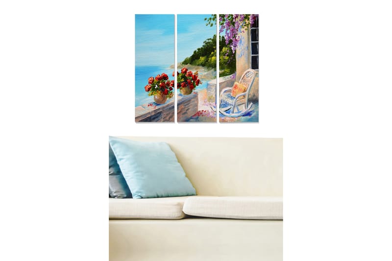 CANVASTAVLA Scenic 3-pack Flerfärgad 20x50 cm - Inredning & dekor - Tavlor & konst - Canvastavla