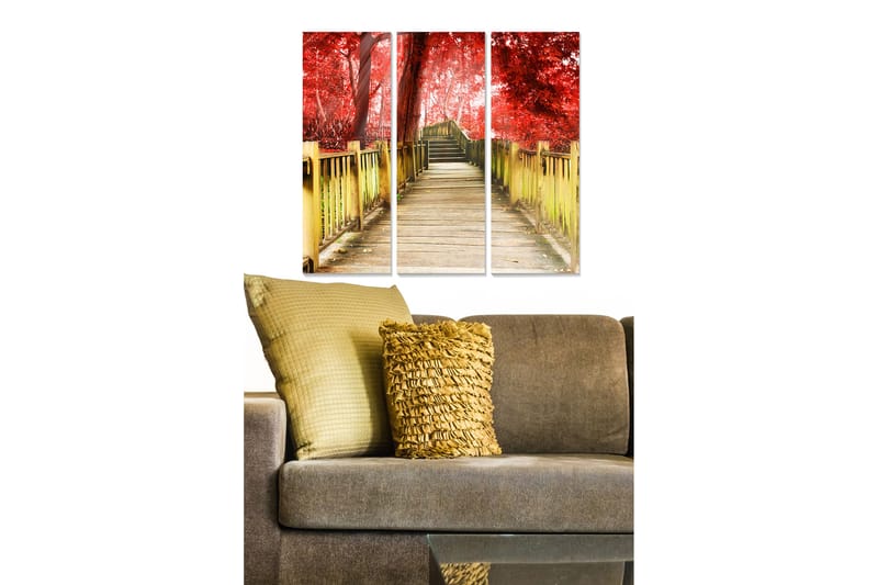 CANVASTAVLA Scenic 3-pack Flerfärgad 20x50 cm - Inredning & dekor - Tavlor & konst - Canvastavla