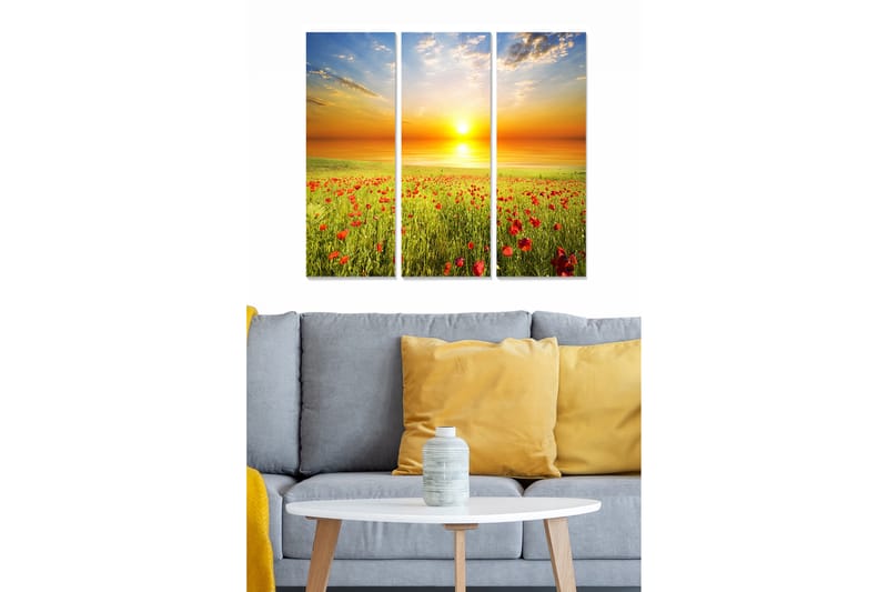 CANVASTAVLA Scenic 3-pack Flerfärgad 20x50 cm - Inredning & dekor - Tavlor & konst - Canvastavla