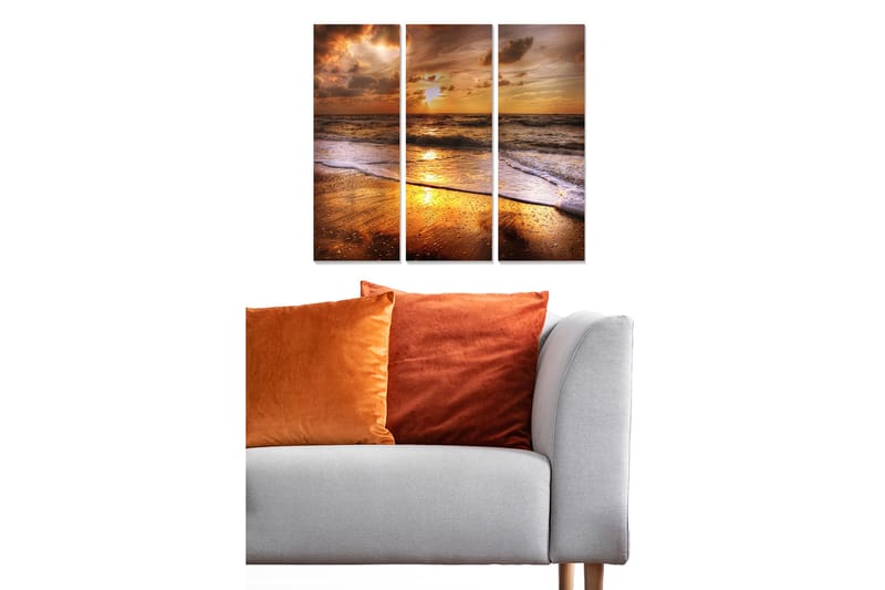 CANVASTAVLA Scenic 3-pack Flerfärgad 20x50 cm - Inredning & dekor - Tavlor & konst - Canvastavla