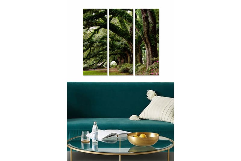 CANVASTAVLA Scenic 3-pack Flerfärgad 20x50 cm - Inredning & dekor - Tavlor & konst - Canvastavla