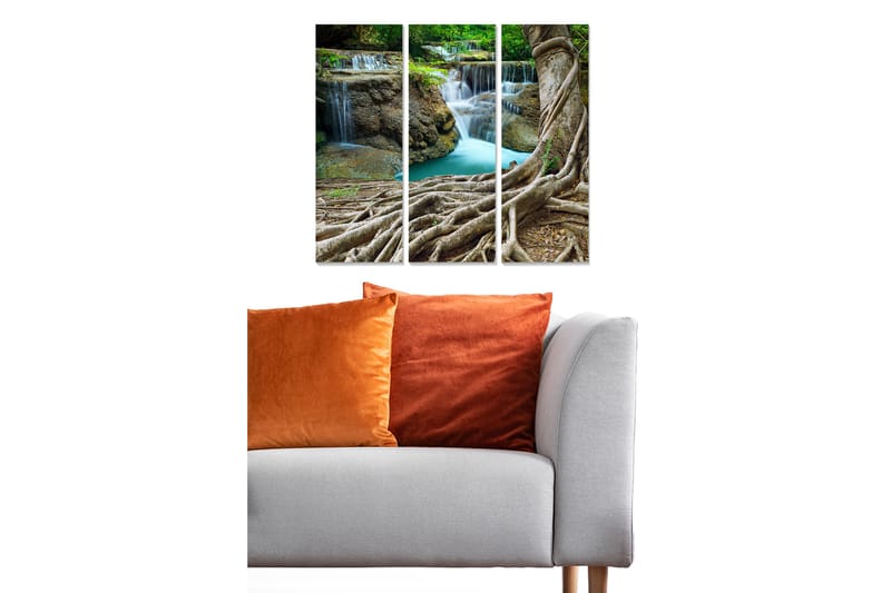CANVASTAVLA Scenic 3-pack Flerfärgad 20x50 cm - Inredning & dekor - Tavlor & konst - Canvastavla