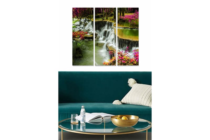 CANVASTAVLA Scenic 3-pack Flerfärgad 20x50 cm - Inredning & dekor - Tavlor & konst - Canvastavla