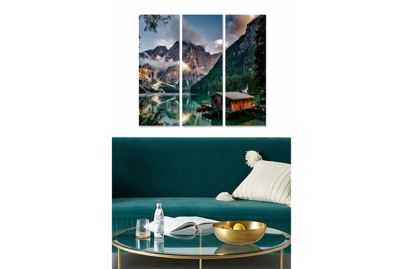 CANVASTAVLA Scenic 3-pack Flerfärgad 20x50 cm - Inredning & dekor - Tavlor & konst - Canvastavla