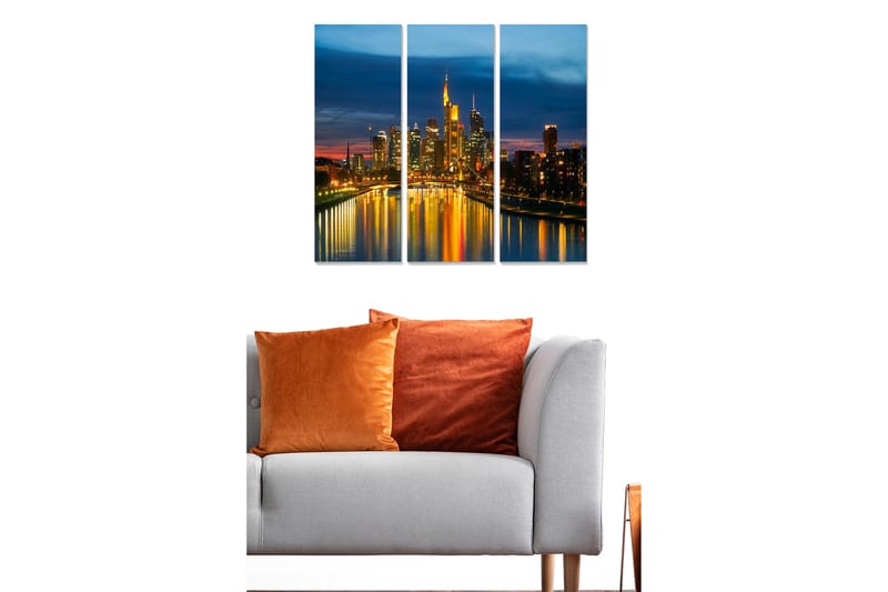 CANVASTAVLA Scenic 3-pack Flerfärgad 20x50 cm - Inredning & dekor - Tavlor & konst - Canvastavla