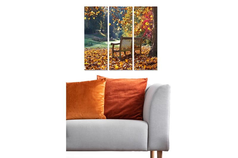 CANVASTAVLA Scenic 3-pack Flerfärgad 20x50 cm - Inredning & dekor - Tavlor & konst - Canvastavla