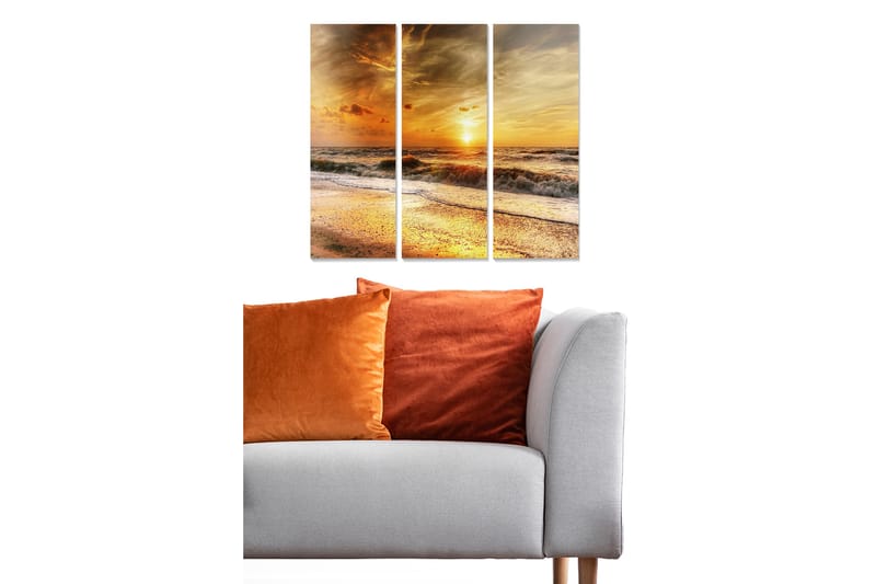 CANVASTAVLA Scenic 3-pack Flerfärgad 20x50 cm - Inredning & dekor - Tavlor & konst - Canvastavla