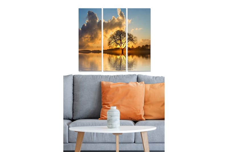 CANVASTAVLA Scenic 3-pack Flerfärgad 20x50 cm - Inredning & dekor - Tavlor & konst - Canvastavla