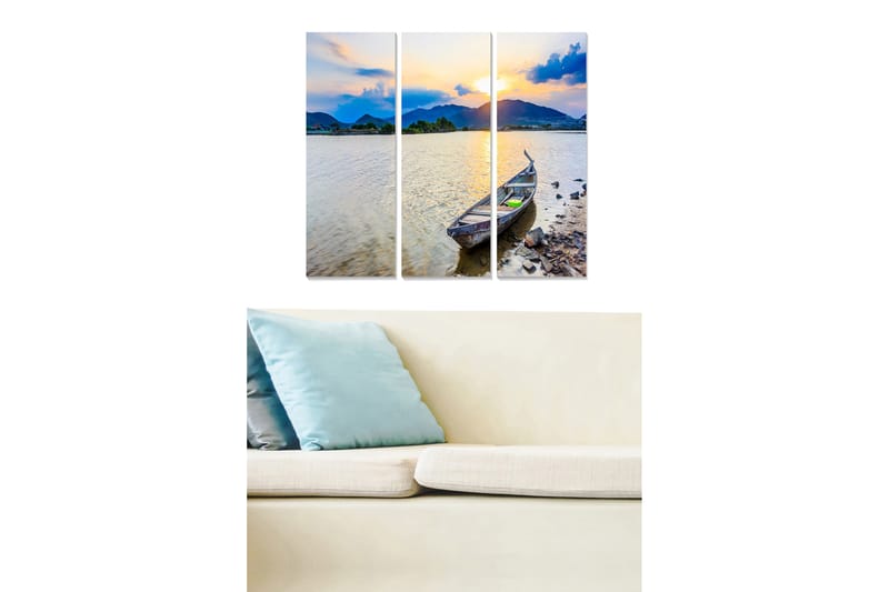 CANVASTAVLA Scenic 3-pack Flerfärgad 20x50 cm - Inredning & dekor - Tavlor & konst - Canvastavla