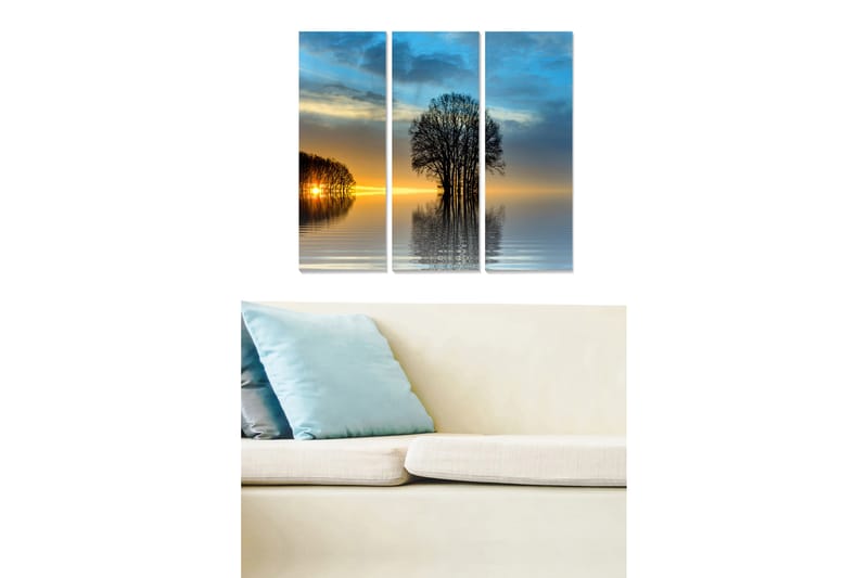 CANVASTAVLA Scenic 3-pack Flerfärgad 20x50 cm - Inredning & dekor - Tavlor & konst - Canvastavla