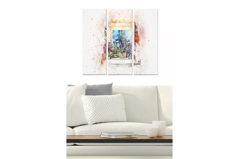 CANVASTAVLA Scenic 3-pack Flerfärgad 20x50 cm - Inredning & dekor - Tavlor & konst - Canvastavla