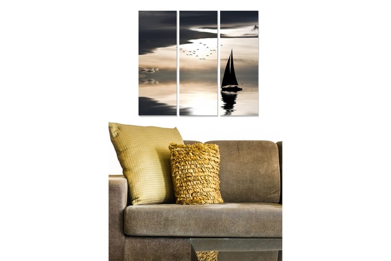 CANVASTAVLA Scenic 3-pack Flerfärgad 20x50 cm - Inredning & dekor - Tavlor & konst - Canvastavla
