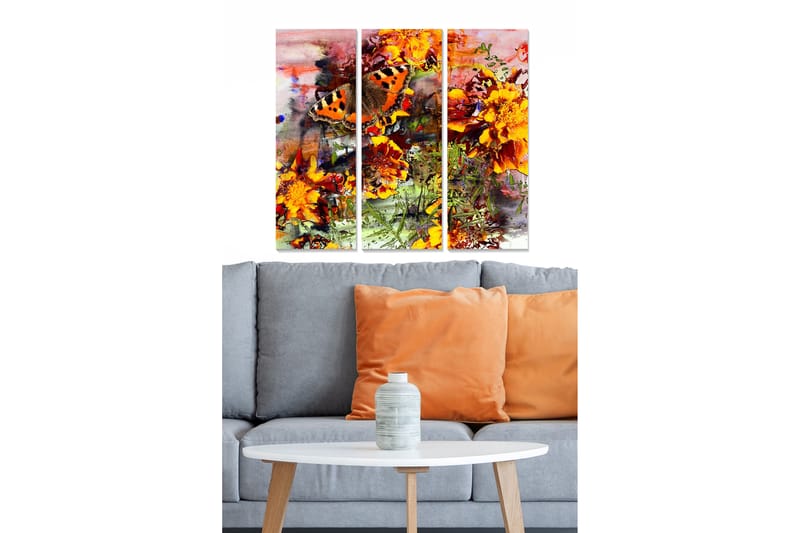 CANVASTAVLA Scenic 3-pack Flerfärgad 20x50 cm - Inredning & dekor - Tavlor & konst - Canvastavla