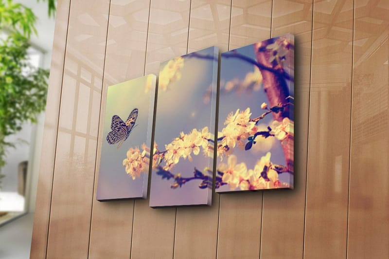 Canvastavla Scenic 3-pack Flerfärgad - 20x39 cm - Inredning & dekor - Tavlor & konst - Canvastavla