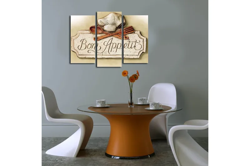 Canvastavla Scenic 3-pack Flerfärgad - 20x39 cm - Inredning & dekor - Tavlor & konst - Canvastavla