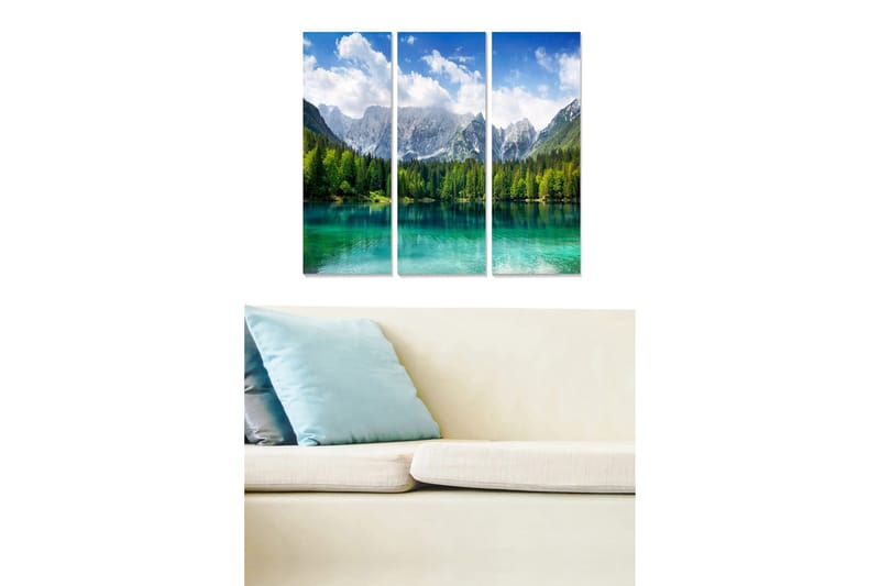 Canvastavla Scenic 3-pack Flerfärgad, 20x50 cm