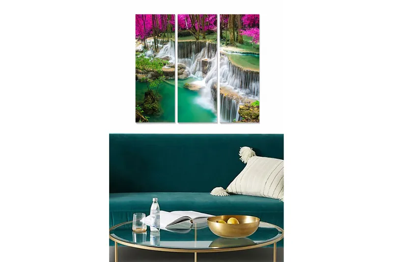 Canvastavla Scenic 3-pack Flerfärgad - 20x50 cm - Inredning & dekor - Tavlor & konst - Canvastavla