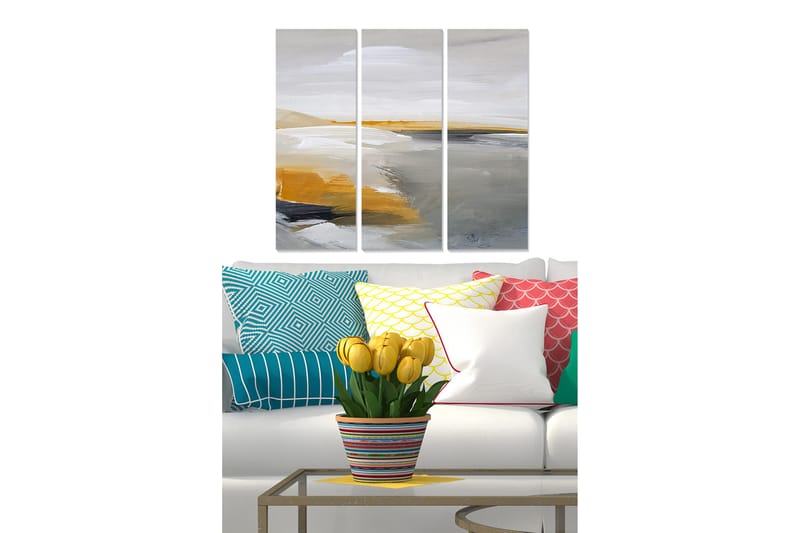 Canvastavla Scenic 3-pack Flerfärgad - 20x50 cm - Inredning & dekor - Tavlor & konst - Canvastavla