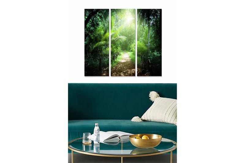 Canvastavla Scenic 3-pack Flerfärgad, 20x50 cm