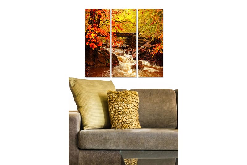 Canvastavla Scenic 3-pack Flerfärgad - 20x50 cm - Inredning & dekor - Tavlor & konst - Canvastavla