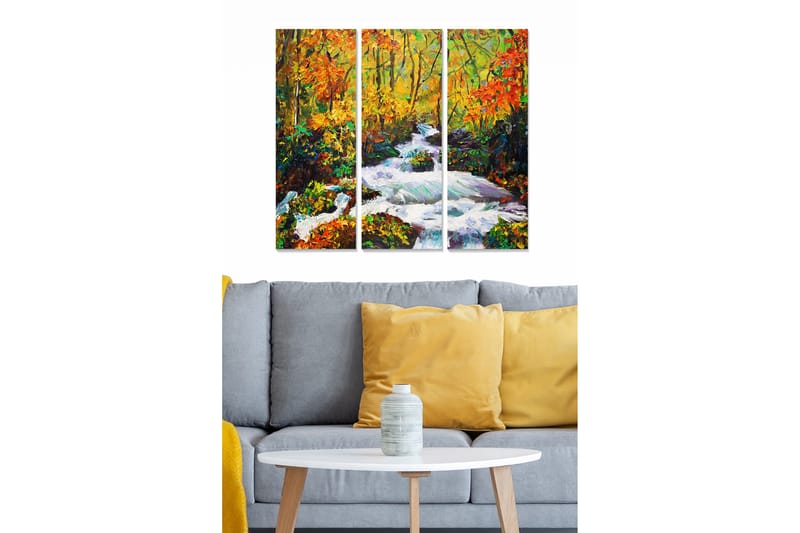 Canvastavla Scenic 3-pack Flerfärgad - 20x50 cm - Inredning & dekor - Tavlor & konst - Canvastavla