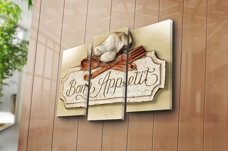 Canvastavla Scenic 3-pack Flerfärgad - 20x39 cm - Inredning & dekor - Tavlor & konst - Canvastavla