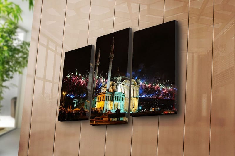 Canvastavla Scenic 3-pack Flerfärgad - 20x39 cm - Inredning & dekor - Tavlor & konst - Canvastavla