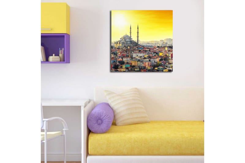 CANVASTAVLA Scenic Flerfärgad 45x45 cm - Inredning & dekor - Tavlor & konst - Canvastavla